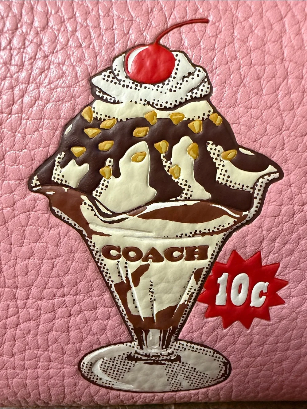 Coach Pink Sundae Wristlet